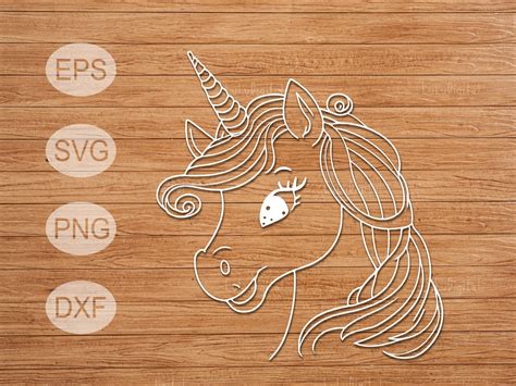 Cabeza De Unicornio Svg Unicornio Svg Imágenes Prediseñadas Etsy México