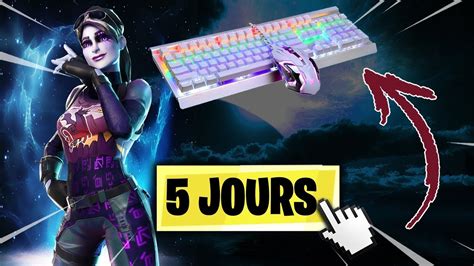 MON NIVEAU D EDIT EN CLAVIER SOURTIS APRES 5 JOURS FORTNITE YouTube