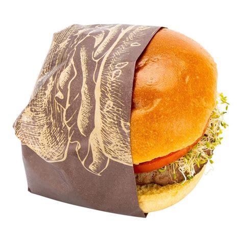 Kraft Paper Burger Wrap And Fry Basket Liner Juicy And Hot Greaseproof 12 X 12 500