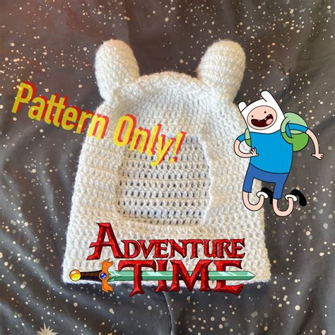 Finn the Human Crochet Hat Pattern - Etsy