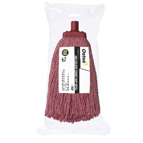 Oates 400g Colour Coded Mop Head Red NCS Cleaning Supply Shop