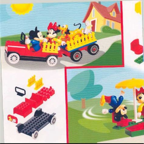 LEGO Instructions for set 4167 Mickey's Mansion, Mickey Mouse - {None}