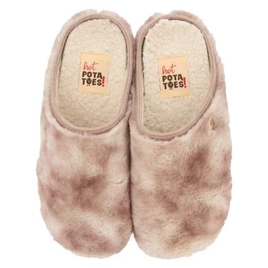 Pantoffel Hot Potatoes Women Velika Beige Schoenfashion