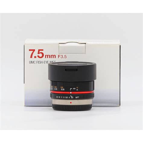 Samyang 7 5mm F 3 5 UMC Fisheye MFT For Olympus รบประกน 1 เดอน