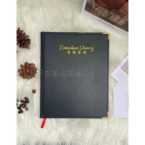 Jual AGENDA EXECUTIVE DIARY BUKU AGENDA TAHUNAN 2024 Ukuran 21 5x27cm