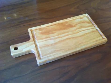 Tabla Plato Madera Pino Picar Carnes Quesos Jgo Pzas En Venta En