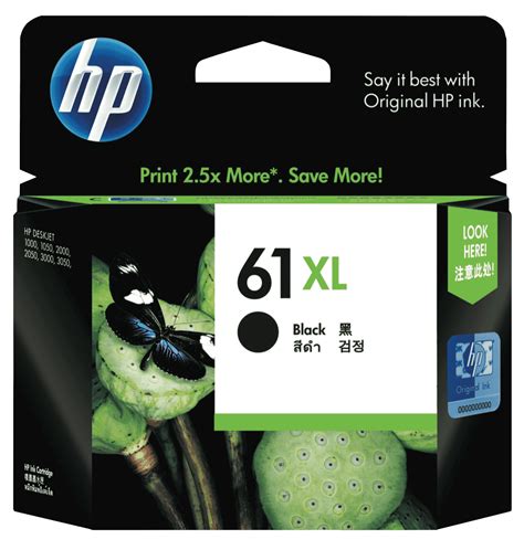 HP 61 XL Black Ink Cartridge CH563WA