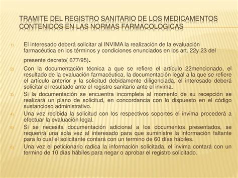 Ppt Nomenclatura Del Registro Sanitario Para Medicamentos Alimentos