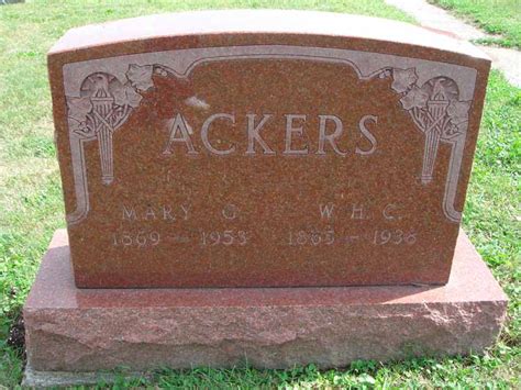 William H C Ackers Find A Grave Memorial