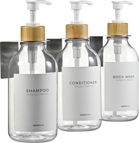 Amazon Heartland Lettering Shampoo And Conditioner Dispensers 3