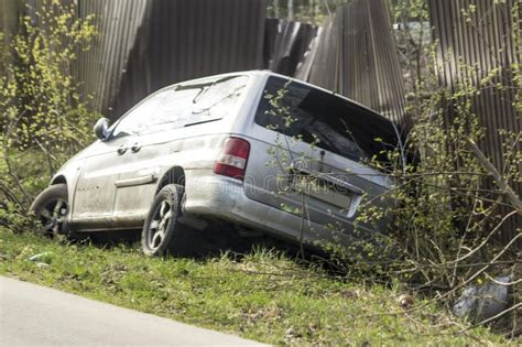 Accidente De Tr Fico En Una Carretera Nacional Foto De Archivo Imagen