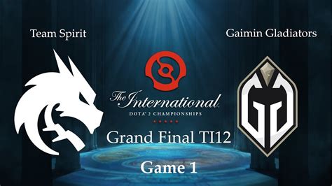 Team Spirit Vs Gaimin Gladiators Game Grand Final Ti The