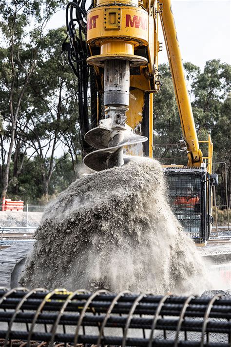 Seymour-Avenel Road Pile Drilling Complete - Inland Rail