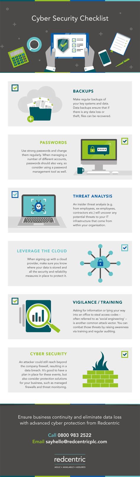 Cyber Security Checklist Redcentric