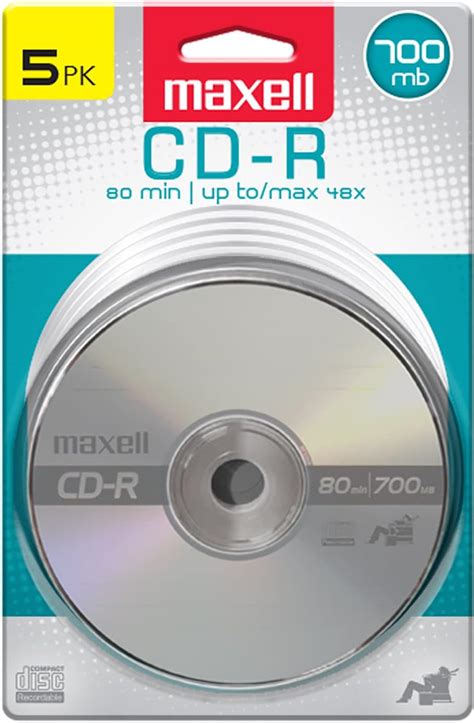 Amazon Verbatim Cd R Blank Discs Mb Min X Recordable Disc