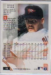 1994 Fleer Baltimore Orioles Baseball Card 13 Gregg Olson EBay