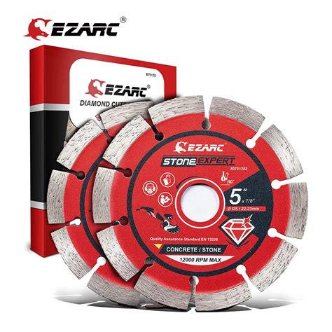 Ezarc Pcs Diamond Blade Segmented Diamond Saw Blades For