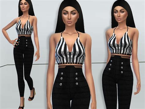 Sims 4 Denim Jumpsuit CC