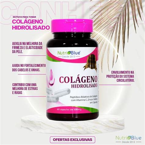 Colageno Hidrolisado Vitamina C C Psulas De Mg Nutriblue