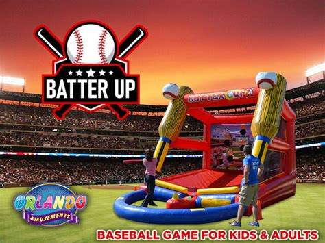 Batter Up Inflatable Game Perfect For Baseball Fans