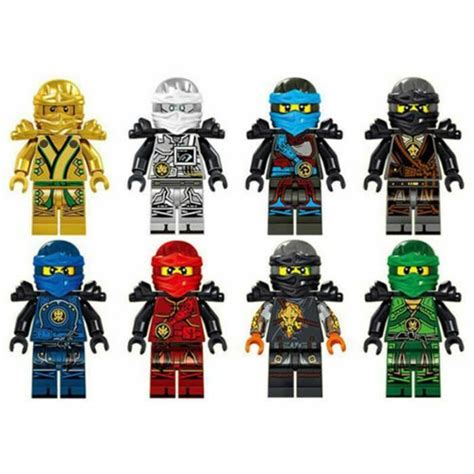 Stk Ninjago Moto Ensemble Minifigures Ninja Mini Figures Blocs Jouets