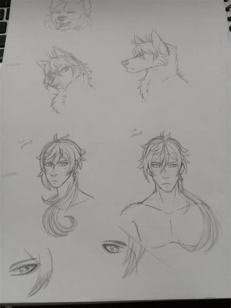 Just Some Sketches Of Zhongli R Genshin Impact