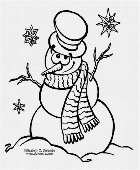 Great Picture of Snowmen Coloring Pages - vicoms.info