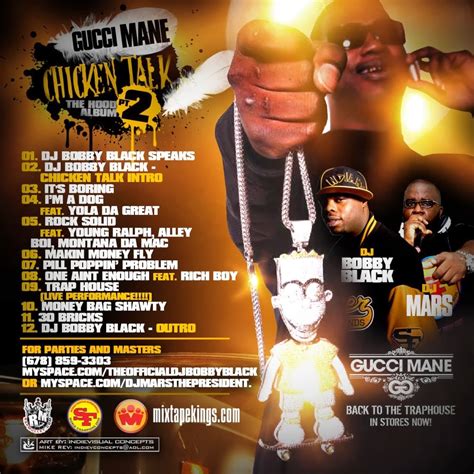 Mixtape Gucci Mane Chicken Talk 2 Hosted By DJ Bobby Black DJ