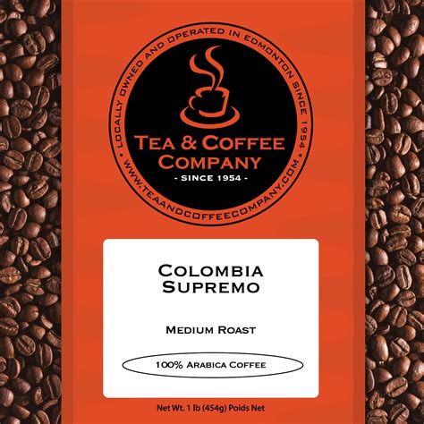 Colombia Supremo | Tea & Coffee Company