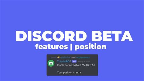 How To Find Out Your Position In Discord Beta Features YouTube