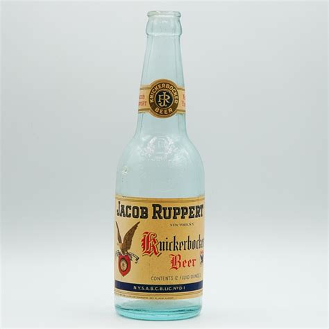 Lot Detail Jacob Ruppert Knickerbocker Beer Bottle