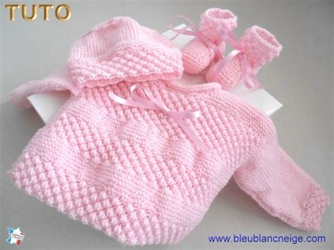 Tuto Modèles Layettes Bb Laine Fait Main Tricot Bebe