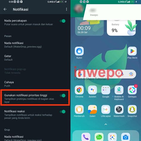 cara mengatasi layar mati saat voice note whatsapp 1