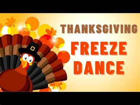 Thanksgiving Freeze Dance for Kids | Dance Along | Movement Break ...