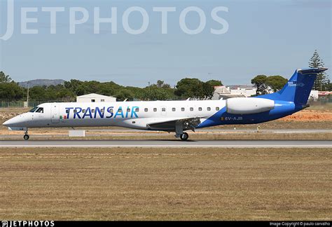 6v Ajb Embraer Erj 145ep Transair Senegal Paulo Carvalho Jetphotos