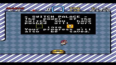 Super Mario World Snes Yellow Switch Palace Youtube