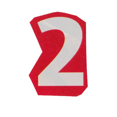 Number 2 Typography Sticker for iOS & Android | GIPHY