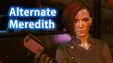 Meredith Stout Alternate Faces And Hair Cyberpunk 2077 Mod Youtube