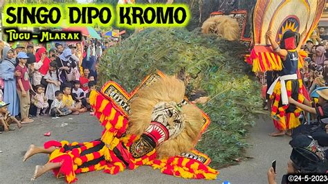 Jos Lurr Full Atraksi Pembarong Reog Singo Dipo Kromo Desa Tugu