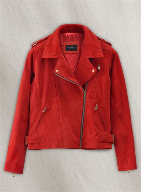 Soft Lava Red Suede Leather Jacket 267 Leathercult Genuine Custom Leather Products Jackets