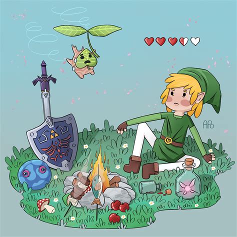 Korok And Chuchu The Legend Of Zelda And 2 More Drawn By Apolline