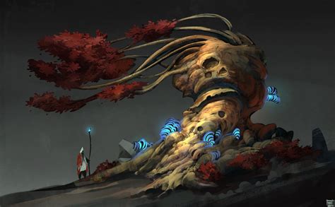 Tree Sketch By Hue Teo Scrolller