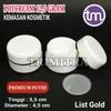 Jual POT CREAM 12 GRAM WHITE PUTIH JAR TEMPAT BOTOL KRIM KEMASAN