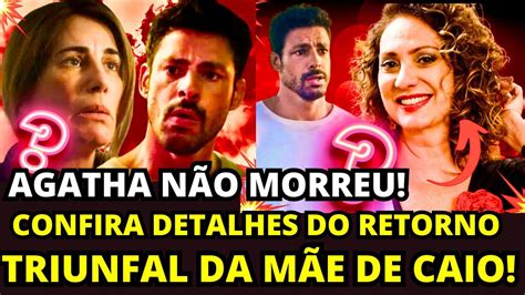 Novela TERRA E PAIXÃO Hoje Agatha não MORREU Confira DETALHES do