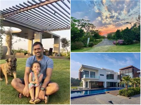 Ms Dhoni Farmhouse ३ वर्षांत तयार झालं धोनीच ७ एकरातील फार्महाऊस पाहा