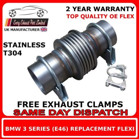 Bmw Series D D E Front Flexi Exhaust Repair Flex Pipe Ebay