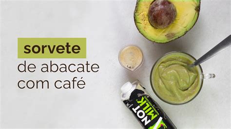 Sorvete Natural de Abacate Café YouTube