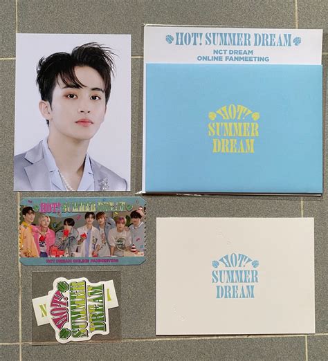 Nct Dream Mark Hot Summer Dream Beyond Live Ar Ticket Merch Md Hobbies Toys Collectibles