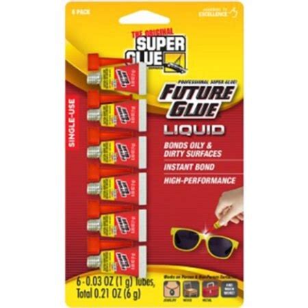 Super Glue Super Glue Liquid 6Pk 11710008 | Zoro