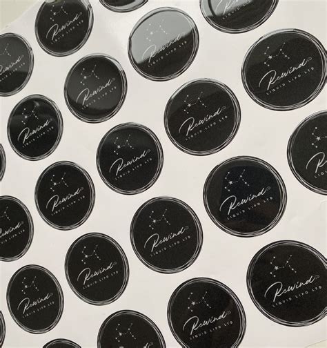 Custom Domed Stickers Epoxin